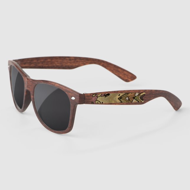 Camouflage Tarnung Plastische Sonnenbrille (Links)