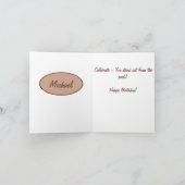 Camouflage-Tarnungs-alles- Gute zum Karte (Innenseite)