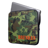 Camouflage-Tarnungs-personalisierte Laptop-Hülse Laptopschutzhülle (Vorderseite Links)