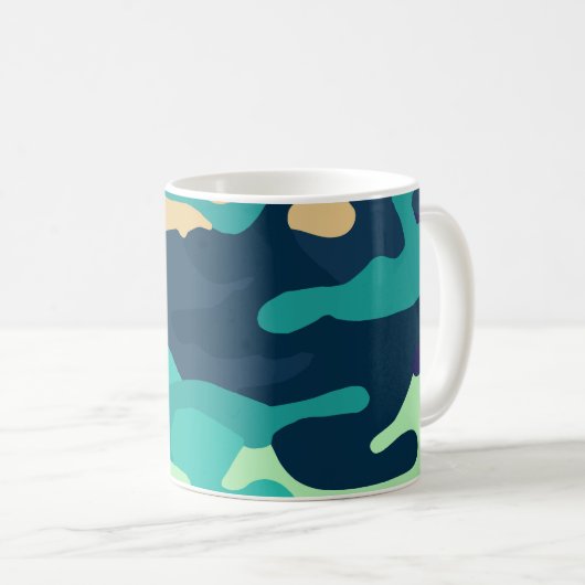 Camouflage Tasse (VorderseiteRechts)