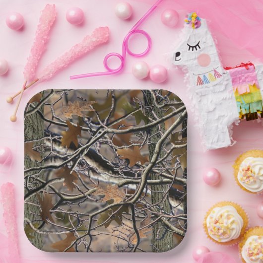 Camouflage Teller, perfekt für alle Veranstaltunge Pappteller (Party)