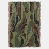 Camouflage Throw Blanket Decke (Vorderseite Vertikal)