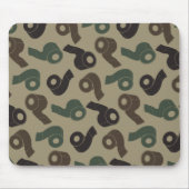 Camouflage-Toilettenpapier Woodland Camouflage Mus Mousepad (Vorne)