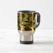 Camouflage Travel Mug by Heard_ Reisebecher (VorderseiteRechts)