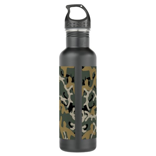 Camouflage Trinkflasche (Rückseite)