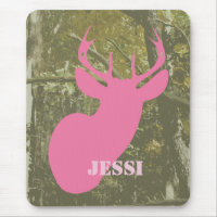 Camouflage u. rosa Rotwild Mousepad
