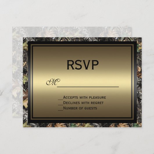 Camouflage UAWG Postkarte (Vorne/Hinten)