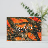 Camouflage UAWG RSVP Karte (Stehend Vorderseite)