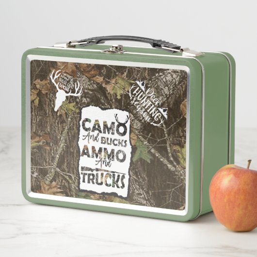 Camouflage- und Ammo-Metallspeise Metall Brotdose (Beispiel)