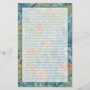 Camouflage und Blume Briefpapier