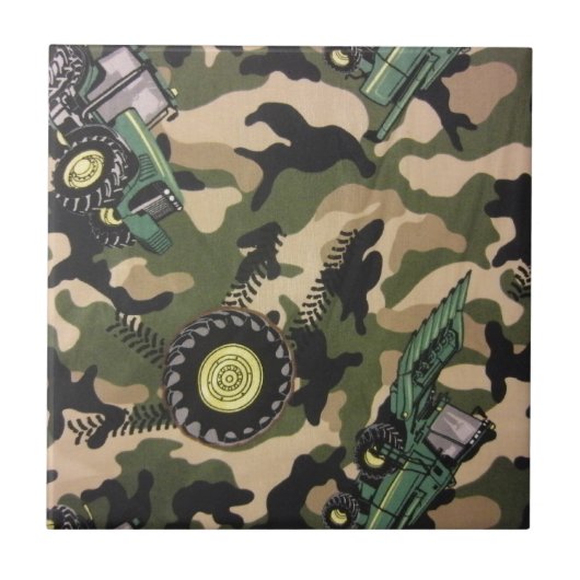 Camouflage und Zugmaschinen Fliese (Vorderseite)