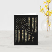Camouflage Us Flag Elk Buck Camouflage Hirsche Jag Karte (Gelbe Blume)