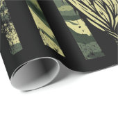 Camouflage US Flag Hirschelch Buck Camoflage Jagd Geschenkpapier (Rolleneckpunkt)