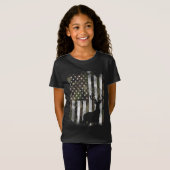 Camouflage US Flag Hirschelch Buck Camoflage Jagdj T-Shirt (Vorne ganz)