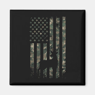 Camouflage Us Flag Hirschelch Buck Camouflage Jagd Magnet