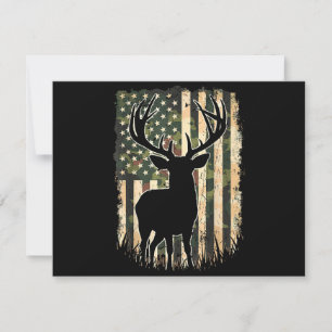 Camouflage US Flag Hirschjagd Jagdjäger