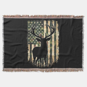 Camouflage US Flag Hirschjagd Jagdjäger Decke