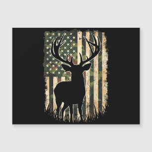 Camouflage US Flag Hirschjagd Jagdjäger Magnetkarte