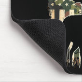 Camouflage US Flag Hirschjagd Jagdjäger Mousepad (Ecke)