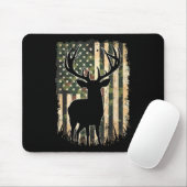 Camouflage US Flag Hirschjagd Jagdjäger Mousepad (Mit Mouse)