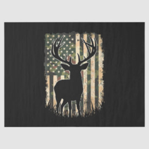 Camouflage US Flag Hirschjagd Jagdjäger Seidenpapier