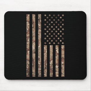 Camouflage US-Flagge Militär 4. Juli Amerikanische Mousepad