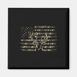 Camouflage Usa Flag Hirschelch Buck Camoflage Jagd Magnet