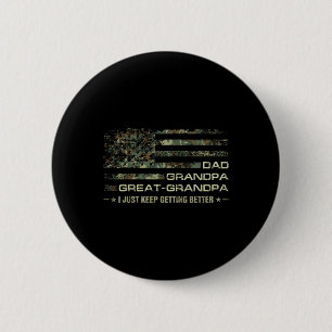 Camouflage Usa Flaggensedatentag Großgroßartiger V Button