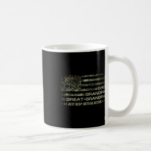 Camouflage Usa Flaggensedatentag Großgroßartiger V Kaffeetasse