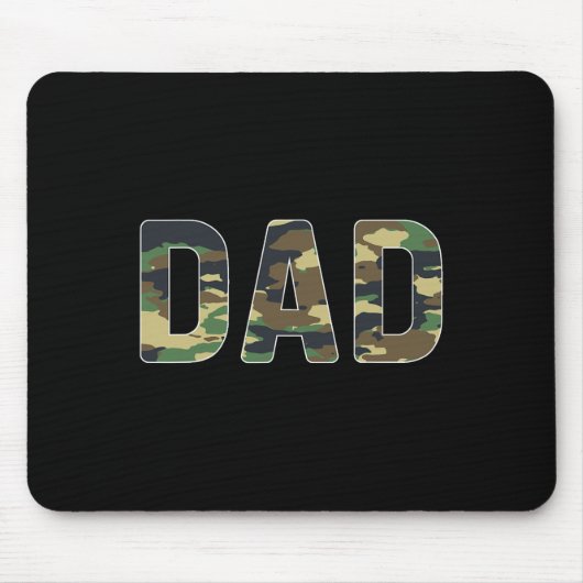 Camouflage Vater Vathage Day Mousepad (Vorne)