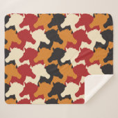 Camouflage verbindet Köpfe, wiederholt Muster. Sherpadecke (Vorderseite (Horizontal))