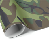 Camouflage-Verpackungs-Papier Geschenkpapier (Rolleneckpunkt)