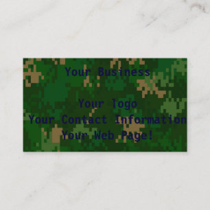 Camouflage Visitenkarte