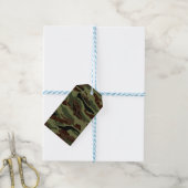 Camouflage Volles Muster Geschenkanhänger (Mit Garn)