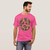 Camouflage Volleyball Lover Player Fan Niedliche C T-Shirt (Vorne ganz)