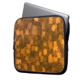 Camouflage von Blätter Laptopschutzhülle (Vorderseite Links)
