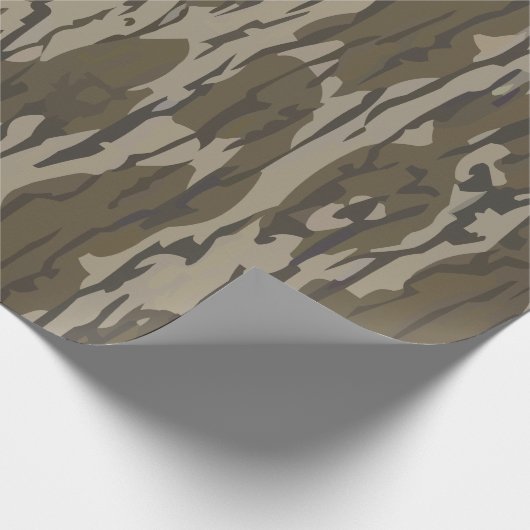 Camouflage von Männern auf der Basis von Bodentoml Geschenkpapier (Ecke)