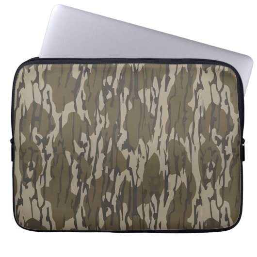 Camouflage von Männern auf der Basis von Bodentoml Laptopschutzhülle (Vorderseite)
