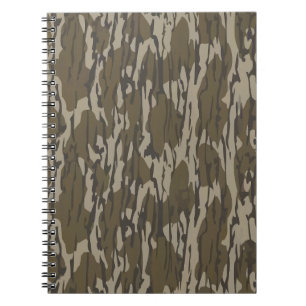 Camouflage von Männern auf der Basis von Bodentoml Notizblock