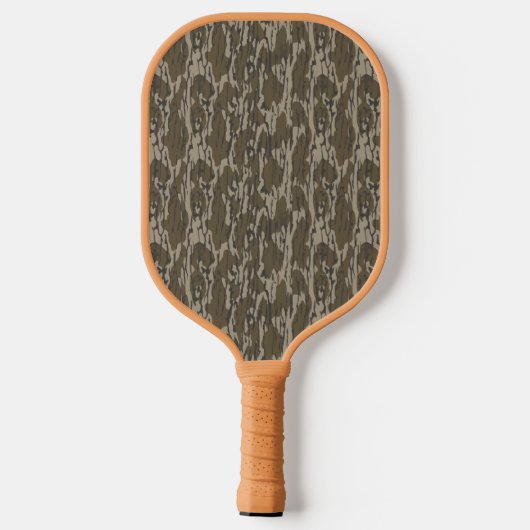 Camouflage von Männern auf der Basis von Bodentoml Pickleball Schläger (Rückseite)