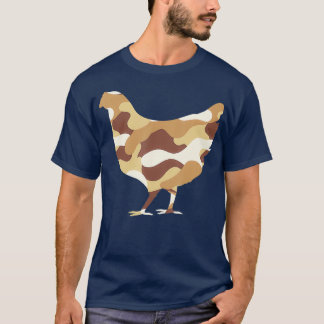 Camouflage von Militärhühnern - Männer drucken US- T-Shirt