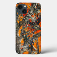 Camouflage von schwerem Orange