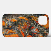 Camouflage von schwerem Orange Case-Mate iPhone Hülle (Rückseite (Horizontal))