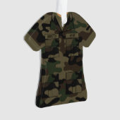 Camouflage von Wäldern Militärischer Personalisier Ornament (Vorderseite)