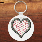 Camouflage - Wald - Vorlagenrahmen Schlüsselanhänger (Vorderseite)