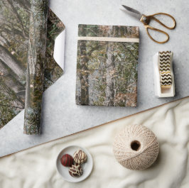 Camouflage Waldbaum Camouflage Natur Jagd/Fischere Geschenkpapier