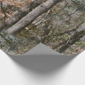 Camouflage Waldbaum Camouflage Natur Jagd/Fischere Geschenkpapier (Ecke)