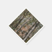 Camouflage Waldbaum Camouflage Natur Jagd/Fischere Serviette (Ecke)