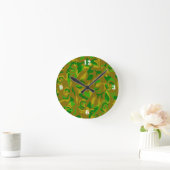 Camouflage Wall Clock Runde Wanduhr (Zuhause)