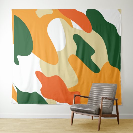 camouflage wandteppich (Beispiel (Horizontal))